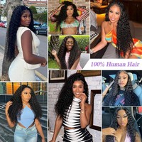 Perruques Lace Front Deep Wave 12A en Cheveux Humains 180%
