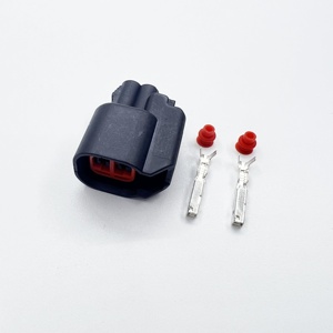 Conector Impermeable De 2 Pines Para Inyectores Nissan - Juego Macho/hembra Con Terminales De Cobre