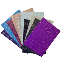 Cuir PU métallisé scintillant imperméable de format A4, durable pour accessoires décoratifs, sacs à chaussures, artisanat, ameublement