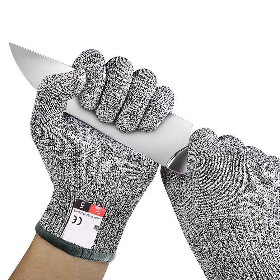 Vente en gros de gants de sécurité Offre Spéciale résistants aux coupures, gants de travail de protection de niveau 5 personnalisés