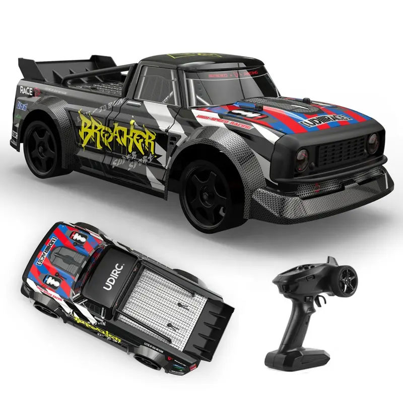 Udirc 1:16 4WD 30KM/H High Speed Drifting Racing Car UD1601 4CH Rc Short Course Race Truck with Lights