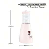 Bouteille d'eau pour hamster de qualité supérieure, design personnalisé, anti-goutte et anti-fuite, distributeur de nourriture pour animaux de compagnie, vente en gros