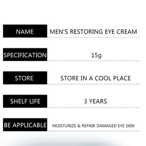 Crème pour les <span class=keywords><strong>yeux</strong></span> pour <span class=keywords><strong>homme</strong></span>, vegan, biologique, anti-<span class=keywords><strong>cernes</strong></span>, anti-rides, anti-poches, hydratante, raffermissante, aux peptides - Product Image 6
