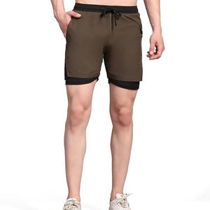 Pantalones Cortos Casuales de Estilo Deportivo, Corte Holgado, Mezcla de Poliéster que Absorbe la Humedad, Diseño Cómodo para Hombre, Uso Diario en el Gimnasio y en la Calle - Product Image 4