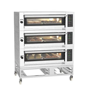 electric deck oven/used bread bakery oven equipment/pizza bakery machines