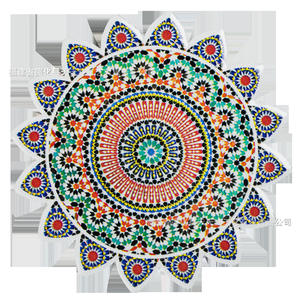 Sous-verres en céramique Tianhong, ronds et à motifs, pour tasses à thé, décoration de la maison, ensemble cadeau, fabriqué à Quanzhou, 2023-4 - Product Image 3