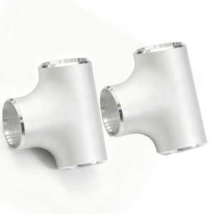 Conector de Tubería en T de Acero Inoxidable, Superficie Lisa, Resistente a la Corrosión, Alta Presión, 1/2"-12" - Product Image 2