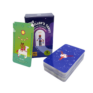 Cartes de tarot personnalisables, cartes d'affirmation assorties, impression personnalisée, <span class=keywords><strong>couleurs</strong></span> vibrantes, le tarot du conteur - Product Image 2