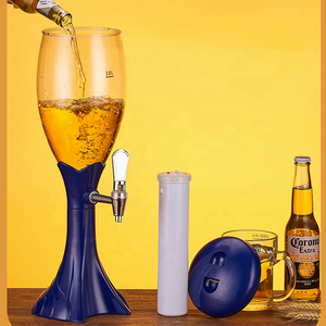 Dispensador comercial de licor Restaurante Jugo Dispensador de bebidas frías Bar Vino Jugo Cerveza Dispensador Torre con tubo de hielo y grifo - Product Image 4