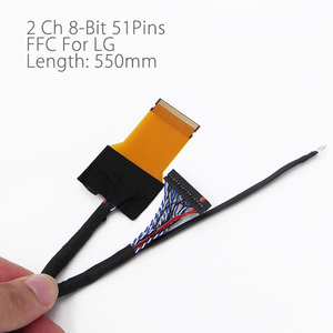 Ffc Lvds Kablo 2 Kanal 8-bit 51 Pin 51pin Çift 8 Pinli Kablo Esnek Düz Kablo Lg Tv Kullanımı İçin - Product Image 4