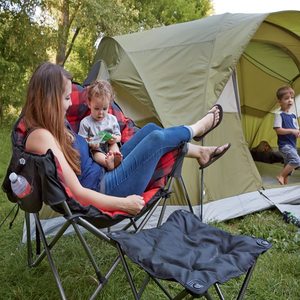<span class=keywords><strong>Silla</strong></span> plegable de lujo para exteriores, sofá ligero de <span class=keywords><strong>media</strong></span> <span class=keywords><strong>luna</strong></span>, para acampar - Product Image 2