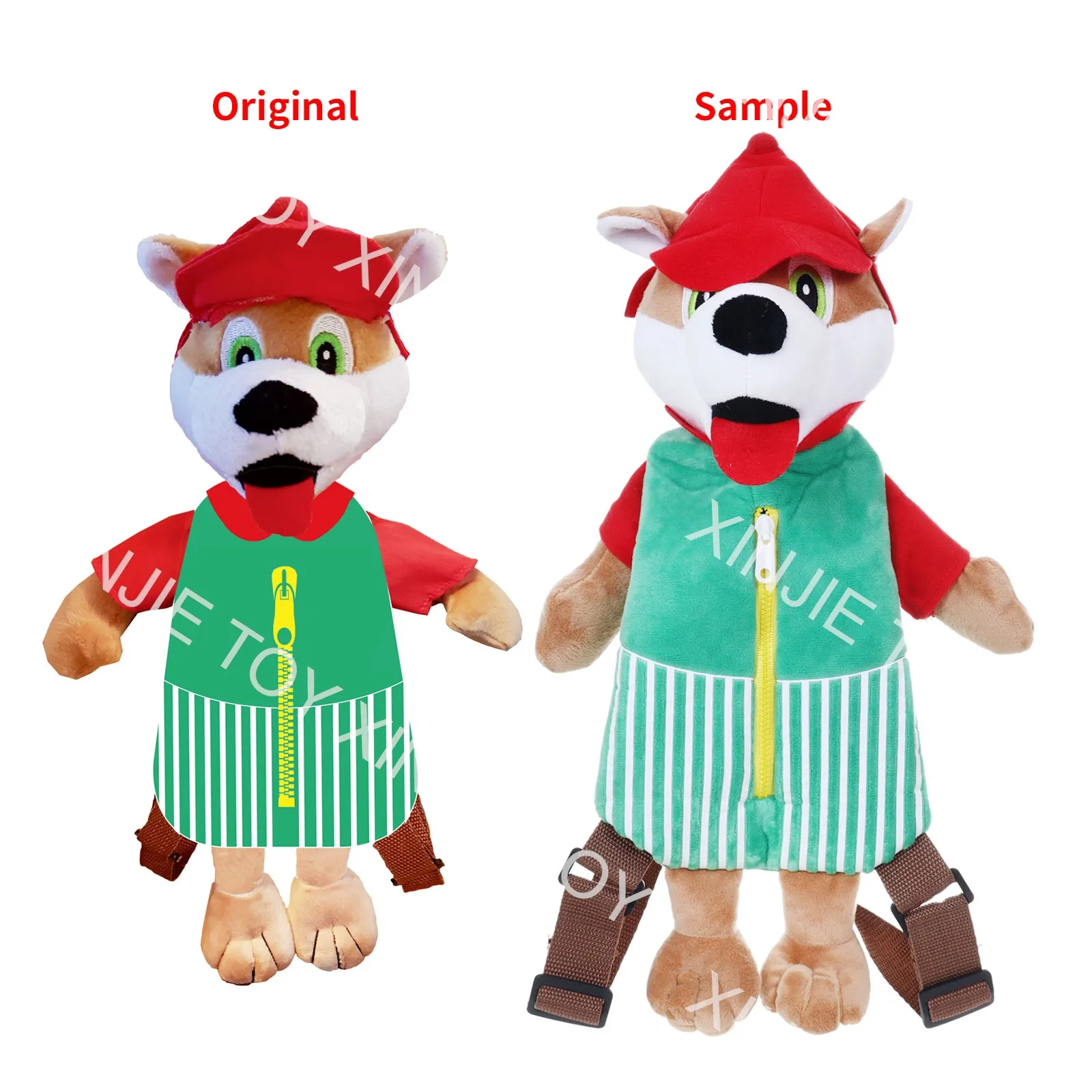 2024 new product idea plush bag in the shape of a puppy cute backpack for kids
