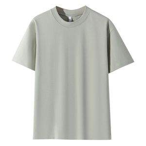 Camiseta Blanca de Manga Corta, Cuello Redondo, 260 g/m², Algodón Grueso, Talla Grande, Personalizable al por Mayor, para Hombre y Mujer - Product Image 4
