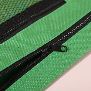 3 Ring Binder Pencil Pouch with Smooth Zipper clear Window Pencil case Big Capacity 3 Holes Pencil <b>Bag</b> Custom logo Printing - Product Image 3