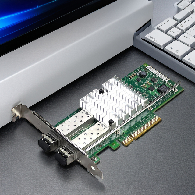 X520-DA2 E10G42BTDA 10Gb/s Dual Port Fiber PCIe 2.0 X8 Ethernet Server Network Card with Intel 82599ES Controller Stock Adapter