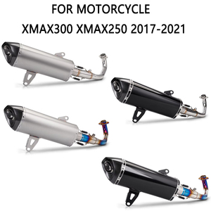 Sistema de Escape Completo para Motocicleta <span class=keywords><strong>X</strong></span> <span class=keywords><strong>MAX</strong></span> <span class=keywords><strong>300</strong></span> XMAX300 XMAX 250 XMAX250 2017-2021 - Product Image 1