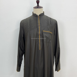 <span class=keywords><strong>Turchia</strong></span> musulmani uomini Jubba Thobe Dubai Islam abbigliamento Eid Ramadan arabico abito saudita Casual tradizionale Jalabiya Jubbah Thobes Abaya - Product Image 2