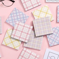 Kertas Cerah Warna-warni Lucu Sticky Notes Perekat Kuat Custom untuk Rumah Kantor Buku Catatan