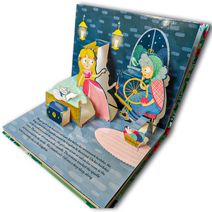 Impresión de libro emergente 3D personalizada para niños, diseño de libro de cuentos interactivo DIY de tapa dura con diseño de cuento de hadas - Product Image 4