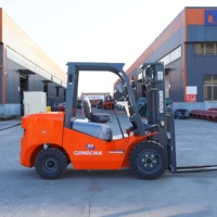 Chariot élévateur compact de 3 tonnes facile à utiliser avec moteur diesel, chariot élévateur diesel de 3,5 tonnes