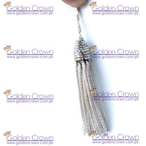 ทองคำแท่งฝรั่งเศสสีเงิน | หมอนแท่งพู่ - Product Image 4