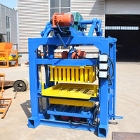 Ligne de production semi automatique de brique de bloc de ciment de cendres volantes de QTJ4-40 Offre Spéciale bloc de pavage à emboîtement creux faisant la machine