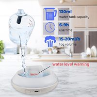 Diffuseur d'arômes humidificateur à flamme 3D en pierre de sel de l'Himalaya avec logo personnalisé de haute qualité, flamme bleue, humidificateur USB