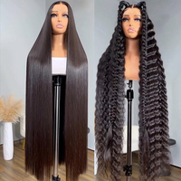 Perruques Vietnamiennes Cheveux Naturels Bruts avec Noeuds Invisibles HD Lace Bone Straight, Perruque Humaine Vietnamienne sans Colle