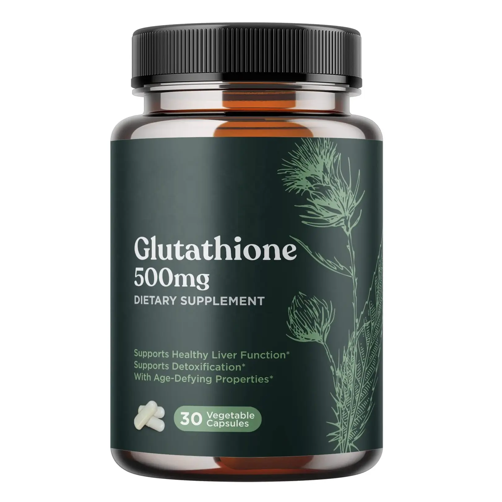 Supplément de santé de blanchiment de la peau personnalisé, capsules blanches, capsule de glutathion avec anti-âge et collagène 5000mg