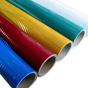 Vinyle réfléchissant prismatique de haute intensité - Matériau réfléchissant économique imprimable pour dé<span class=keywords><strong>coupe</strong></span> au traceur pour les signalisations routières - Product Image 4