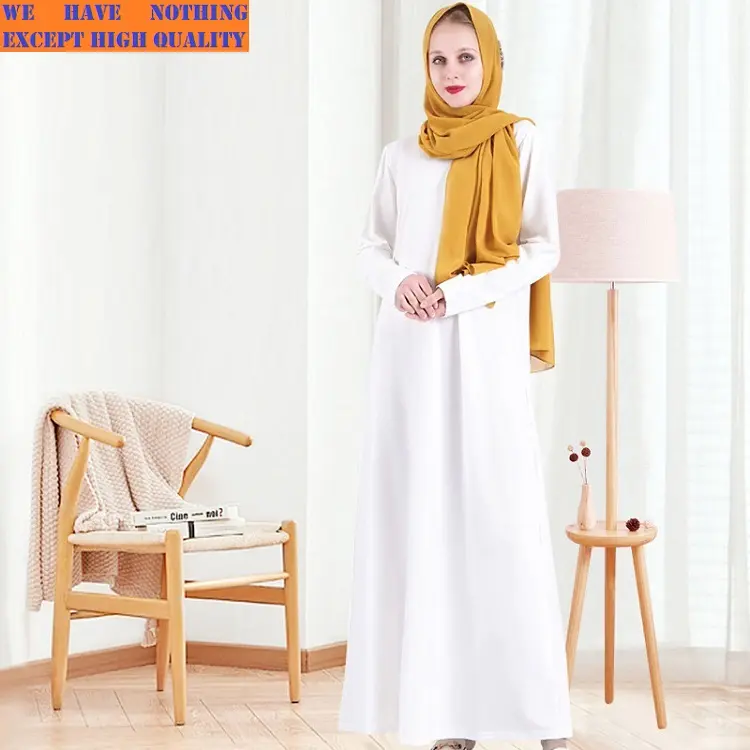 A08 atacado novos desenhos dubai tonkish afgano jibab kaftan vestido longo modos de roupa islâmica simples abaya feminino