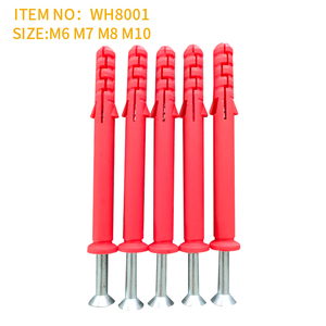 เส้นผ่าศูนย์กลาง M6 <span class=keywords><strong>M7</strong></span> M8 M10ใหม่<span class=keywords><strong>พลาสติก</strong></span>สมอก้านขยายพลาสติกท่อยึดผนัง - Product Image 5