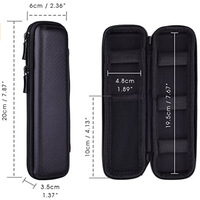 Protecteur de pointe de stylet Apple en EVA rembourré avec sangle de maintien élastique, résistant aux rayures et aux chutes, organiseur de papeterie en EVA