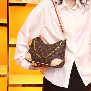 กระเป๋าถือพิมพ์ลายย้อนยุคสำหรับผู้หญิงกระเป๋าพาดลำตัวสะพายไหล่พื้นผิวเรียบพิมพ์ลายหรูหราแฟชั่นทันสมัย - Product Image 4