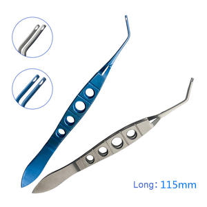 1ชิ้นสแตนเลส/ไทเทเนียม sclereral ปลั๊กปากคีบตา vitrectomy Counter-Force คีมผ่าตัดไมโคร - Product Image 1