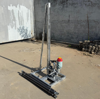 Foreuse de puits d'eau portable robuste de 1,8 kW, profondeur maximale de 60 m, machine de forage électrique, équipement de forage portable
