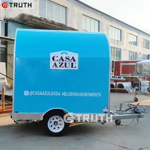 Fiberglass Food Trailer Usa Standard Food Truck For Sale In Dubai