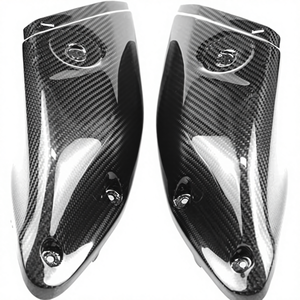 Protector de Panel Lateral del Tanque de Combustible y el Marco Delantero de Carbono para Motocicleta LAVITIN, Cubierta Protectora para Yamaha <span class=keywords><strong>MT10</strong></span> FZ10 2016-2018 - Product Image 1