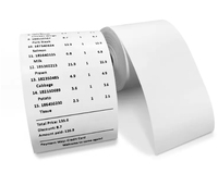 Rouleau de papier thermique anti-décoloration format standard pour billets de cinéma, billets de train, billets d'entrée dans les sites touristiques