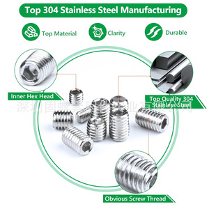 Lukaisen 330pcs M2.5 M3 M4 M5 M6 M8 Stainless Steel Hex Cap Screw Set With Allen Wrench Metric DIN916 Grade A2-70 - Product Image 5