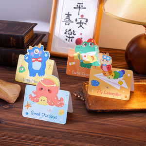 Biglietti d'<span class=keywords><strong>Auguri</strong></span> Ecologici con Animali Cartoon - Cartoline Disegnate a Mano per Compleanni, Lauree e Altre Occasioni Carte Regalo <span class=keywords><strong>di</strong></span> Tendenza - Product Image 2