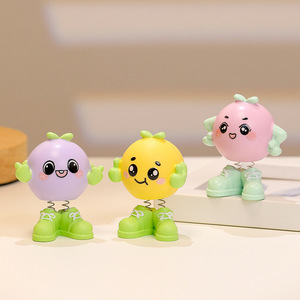 Spring Emoji Cartoon Figurine Resin Ornament Desk Decoration Office <b>Accessory</b> Trendy <b>Doll</b> Unisex Gift - Product Image 3