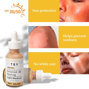 Marque privée Vente en gros <span class=keywords><strong>de</strong></span> coco-glucoside FPS 50 Crème solaire hydratante réparatrice Protection UVA + UVB pour <span class=keywords><strong>visage</strong></span> anti-âge - Product Image 4