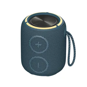 2023 GRB Wireless Speaker Pulse 5 LED Flash Light Waterproof Speaker Outdoor Party Sound Ama Zon Echo 360 Surround Bass Speaker