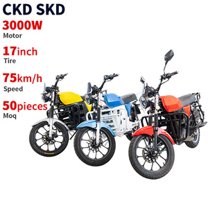 CKD SKD 17 pouces gros pneu adulte <span class=keywords><strong>moto</strong></span> électrique 3000W 75 km/h vitesse <span class=keywords><strong>moto</strong></span> électrique haute performance - Product Image 1