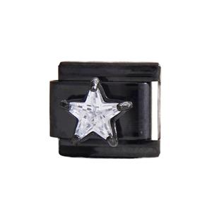 Fashion Charm <b>Bracelet</b> Zinc Alloy Interlocking DIY Jewelry Module Charms With Crystal <b>Flower</b> Star Heart Design Unisex Accessory - Product Image 4