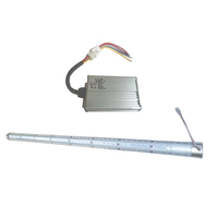 Luces LED RGB de tubo de 32mm, 34mm, 38mm con orificio, programables automáticamente, a todo color, 24V, 288~366 LEDs para coches de choque en parques de atracciones