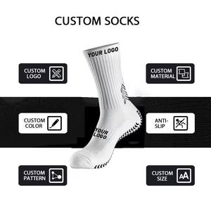 Calcetines de agarre de fútbol personalizados de MOQ bajo Calcetines deportivos antideslizantes Calcetines deportivos para hombres para fútbol - Product Image 6