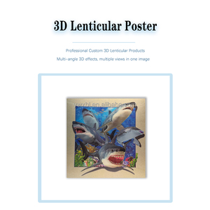 <span class=keywords><strong>Affiches</strong></span> murales 3D lenticulaires créatives à images changeantes, en plastique, paysages et animaux, pour cadeaux <span class=keywords><strong>de</strong></span> vacances et décoration intérieure - Product Image 2