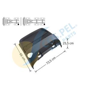 ใหม่ LH (สีดำ) บังโคลนหลัง - Product Image 1